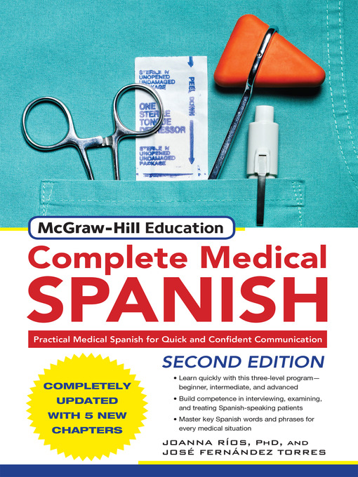 Medicines complete. Medical Spanish. MCGRAW Hill English Dictionary.